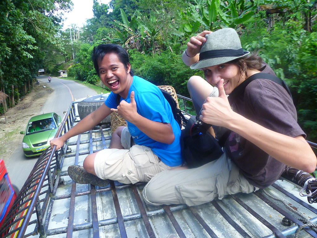 Jerick & his friend, Dennis atop a bus i by JMParrone, on Flickr Jerick & his friend, Dennis atop a bus i by JMParrone, on Flickr