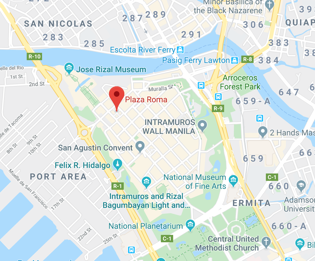 菲律賓羅馬廣場地圖